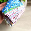50pcs Pure Cotton Floral Fabric Squares - 10x10cm Pastoral Print Assortment for DIY Doll Crafts and Handmade Projects