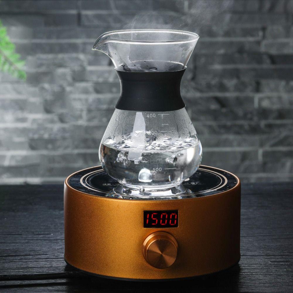Edelstahl Drip Kaffee Brewer Tragbare Glas Karaffe Topf Übergießen Kaffee Maker Wandern