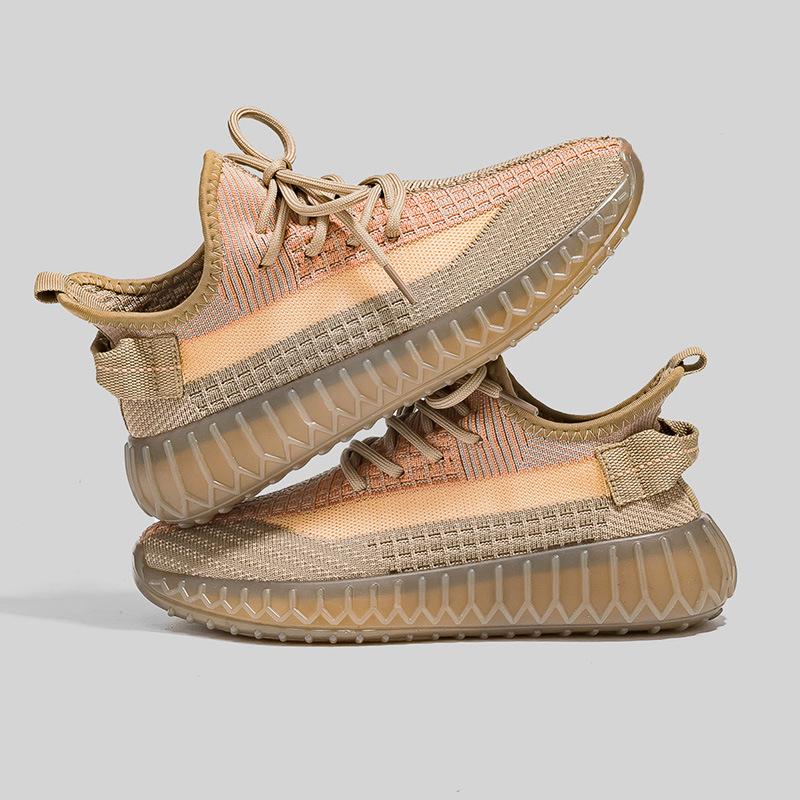 

Попкорн универсальные кроссовки из летучего трикотажа мужские дышащие кроссовки на мягкой подошве 2025 весна и лето парные кокосовые кроссовки 40