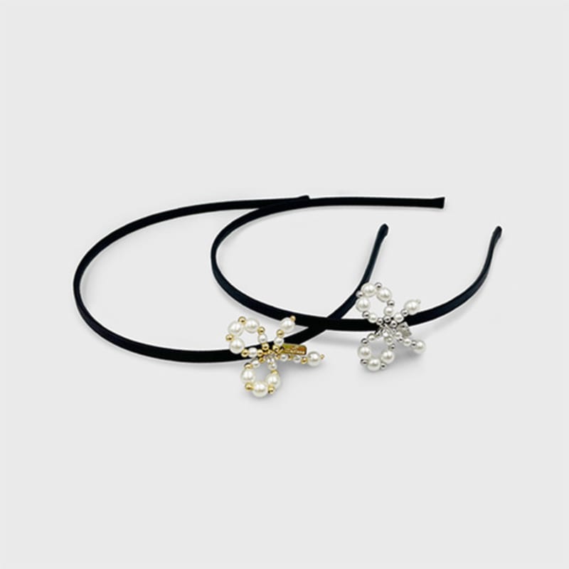 Jean Paul Clarisse Ribbon Ball Pearl Hairband LFHB0749