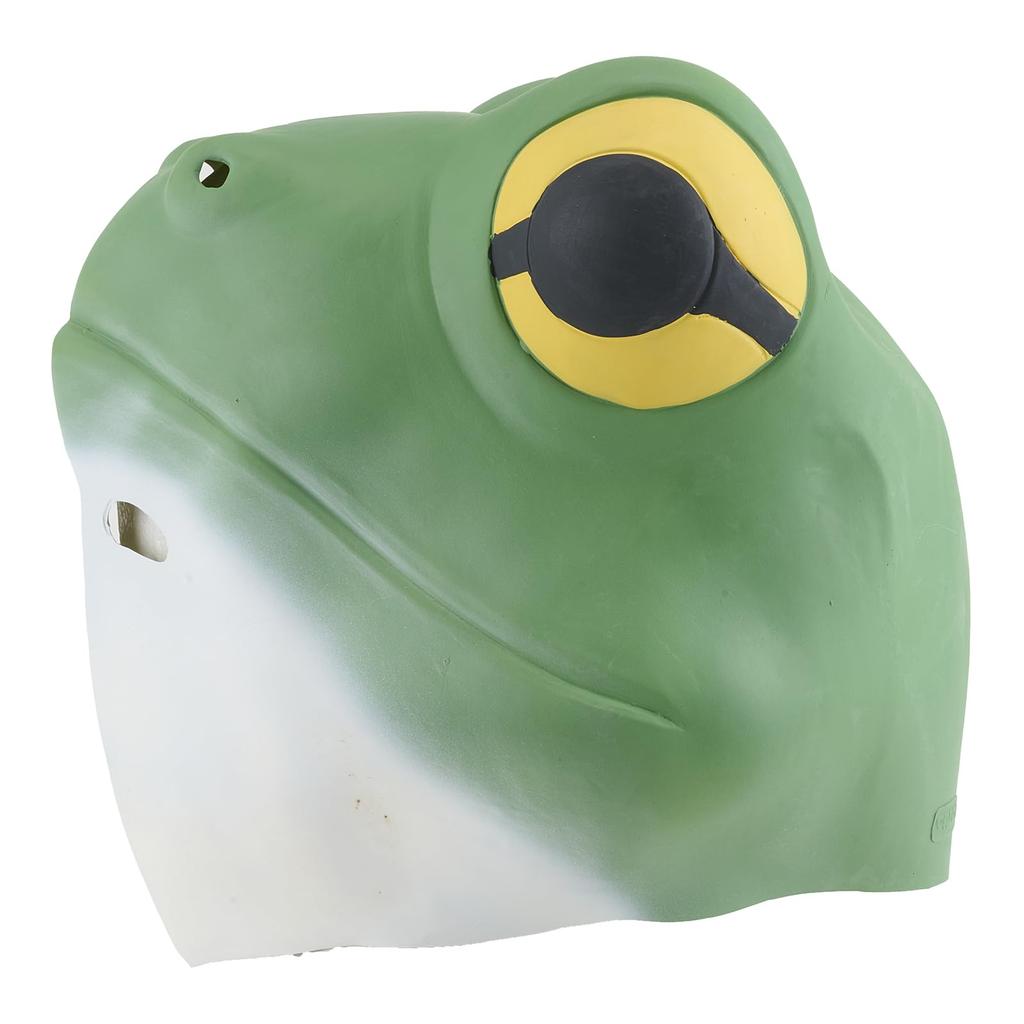 Animal Mask Frog Animal Party Welcome Gag [Authentic Aiko] - Mask, Realistic, Cosplay, Halloween, Prop, Party, Entertainment, One-liner,