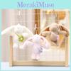 Weiches und kuscheliges Kaninchen Plüschtier Schlüsselanhänger Niedliche Hasenpuppe für Geschenke und Accessoires