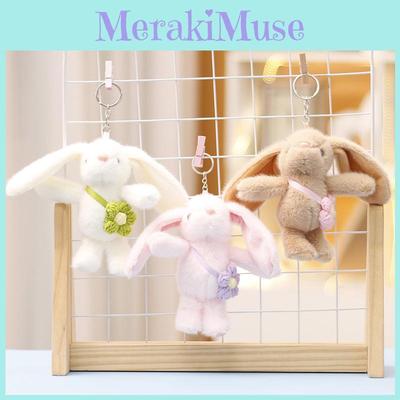 Soft And Cuddly Rabbit Plush Toy Keychain Cute Bunny Doll For Gifts And Accessories