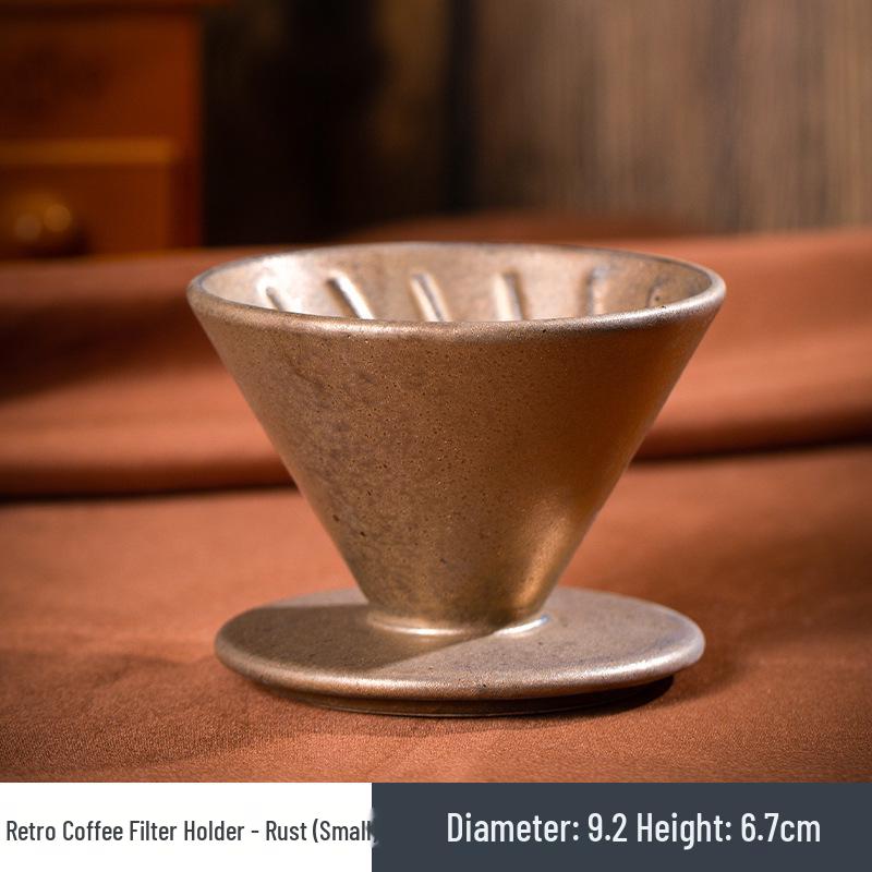 Ceramic Pour-over Coffee Filter Holder Set - American Style Drip Coffee Maker Funnel Tools