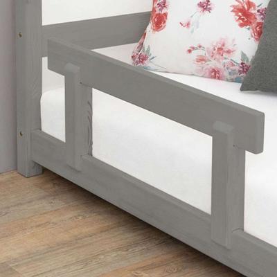 Solid Wood Grey Children's Bed Rail