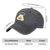 UFO Cow Print Washed Baseball Cap Lightweight Duckbill Hat with Hook Loop Unisex for Unisex Women