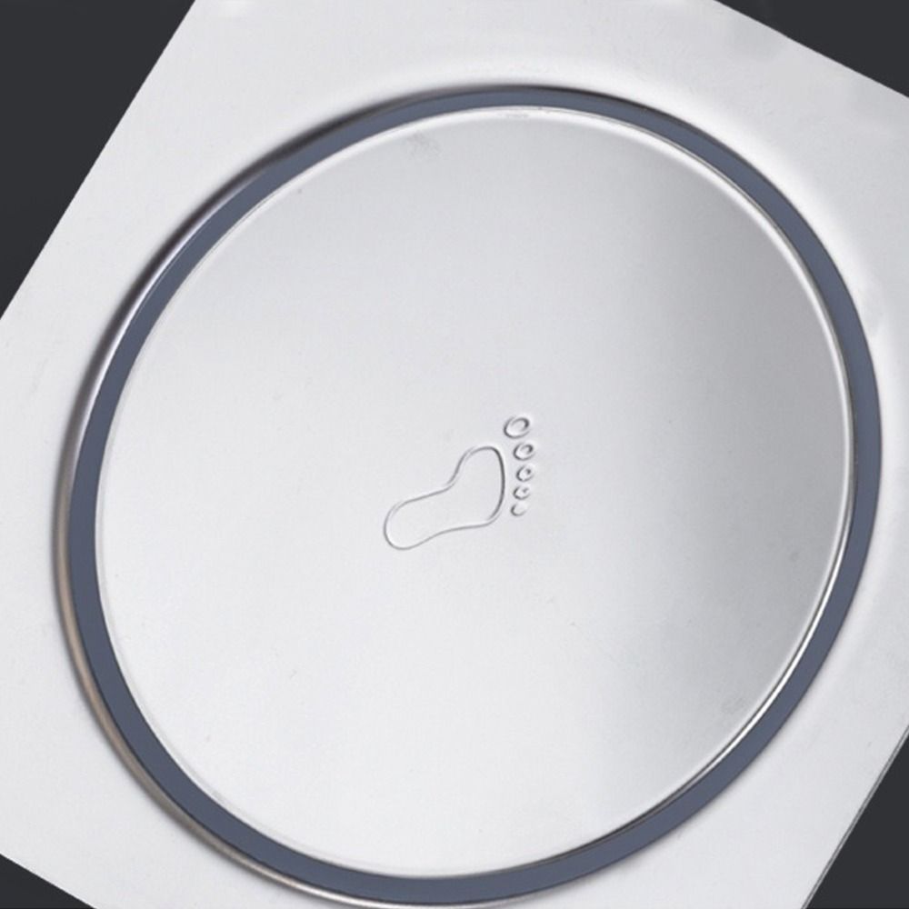 Stainless Steel Press-Type Floor Drain Pop Up Bounce Drain Filter Shower Foot Floor Drain