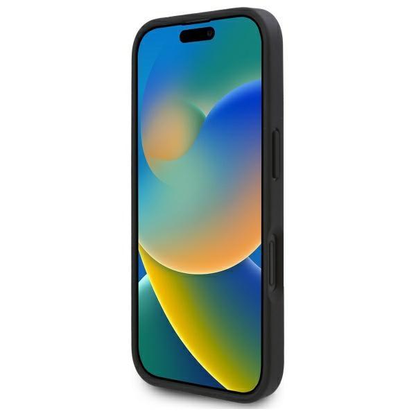 Karl Lagerfeld Klhcp16Spgkhprpk Iphone16 6.1 Czarny/Black Hardcase Cardslots Monogram