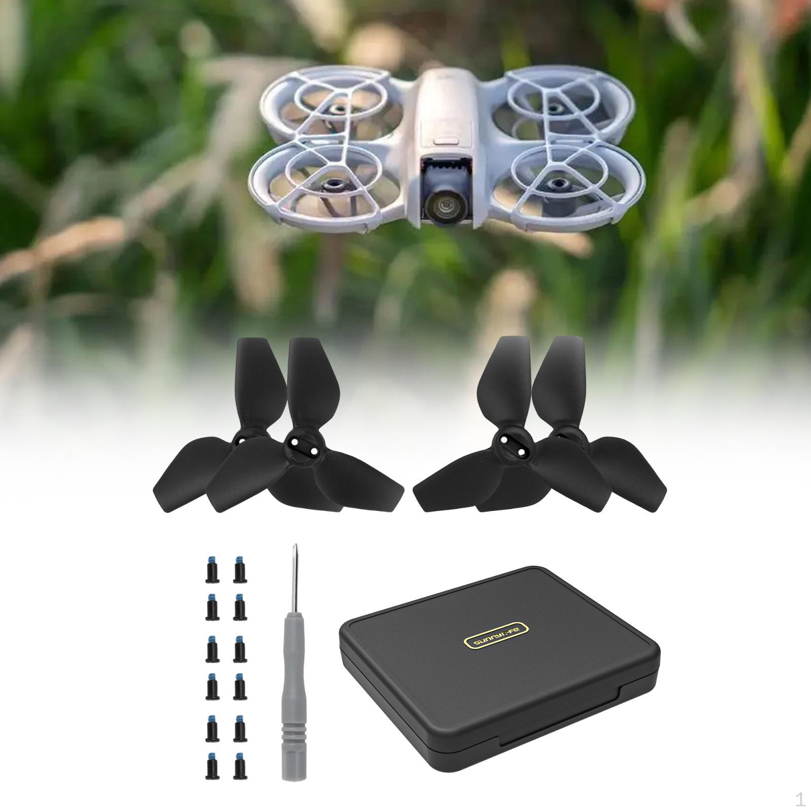 

4 Pack RC Quadcopter Propeller Storage Container for Neo чорний