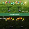 New Solar Hot Air Balloon Swing Light 6LED Firefly Ground Plug Light Courtyard Garden Camping Starburst Lawn Light