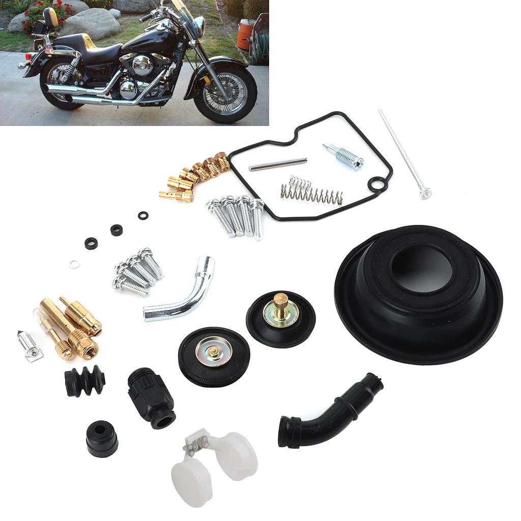 Akozon Motorcycle Carburetor Rebuild Kit Carburetor Repair Tool Fix Kawasaki Vulcan VN800 / VN400 Repair Parts