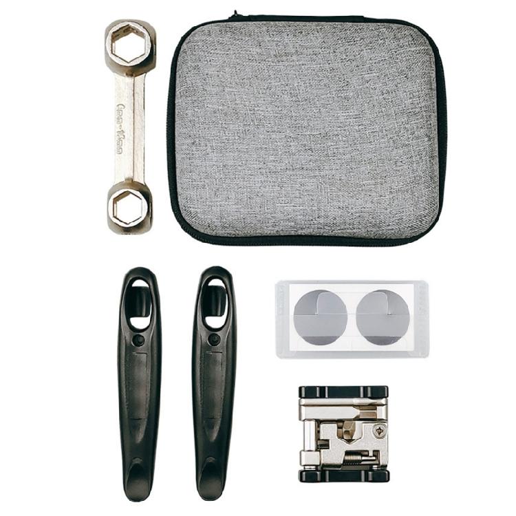 Bicycles Tool Set Multifunctional Bikes Repair Tool with Storage Bag, Mountain Bikes Fix Tool with Patches & Tire Levers 1