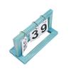 Wooden Vintage Home Calendar Cafe Desktop Decorative Rustic Ornaments DIY Flip Planner Table Perpetual Calendar Office Supplies