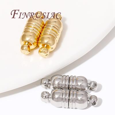 18K Gold Plated Magnetic Fasteners,Magnetic Clasps For Bracelets Accessories,DIY Necklace Clasp Connectors Jewelry Making