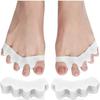 2 Paar Silikon-Zehenspreizer zur Linderung von Ballenzehen & Zehenausrichtung - Hallux Valgus Korrektor
