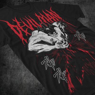 Unisexowa koszulka anime Devilman Crybaby, koszulka manga Akira Fudo Virgil Devil T-shi