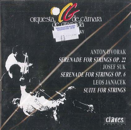 CD MISHA RACHLEVSKY GRANADA CHAMBER O  Dvorak  Suk  Janacek  Serenades CD509013 CLAVES 1990 Switzerlan Classical Used