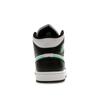 Air Jordan 1 Mid Green Glow Men Sneakers Black White DQ8426-103