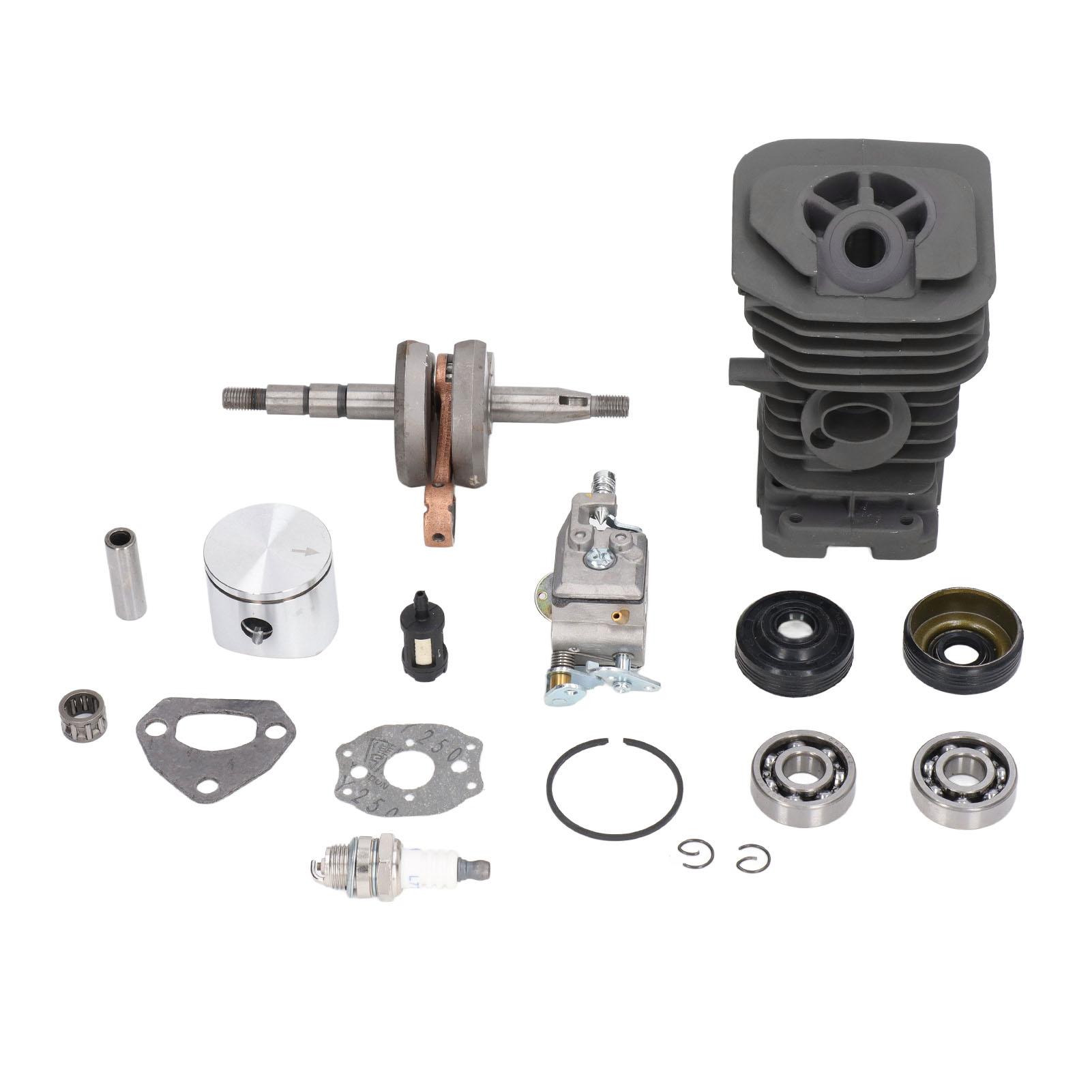 

Комплект поршня цилиндра, сменный комплект масляного уплотнения подшипника поршня цилиндра карбюратора для Husqvarna