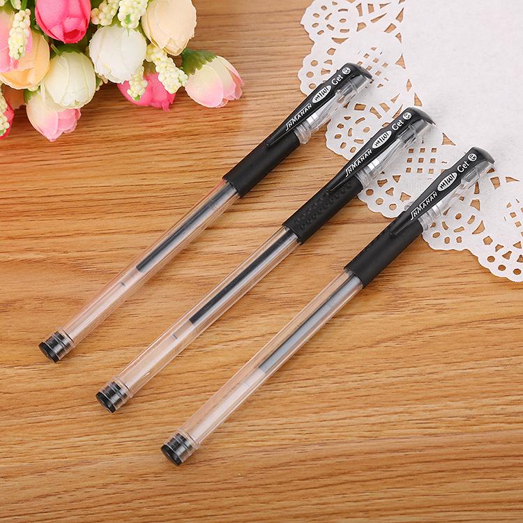 Europäischer 0,5 mm Kugelschreibermine Schwarzer Gelstift für Studenten und Bürogebrauch