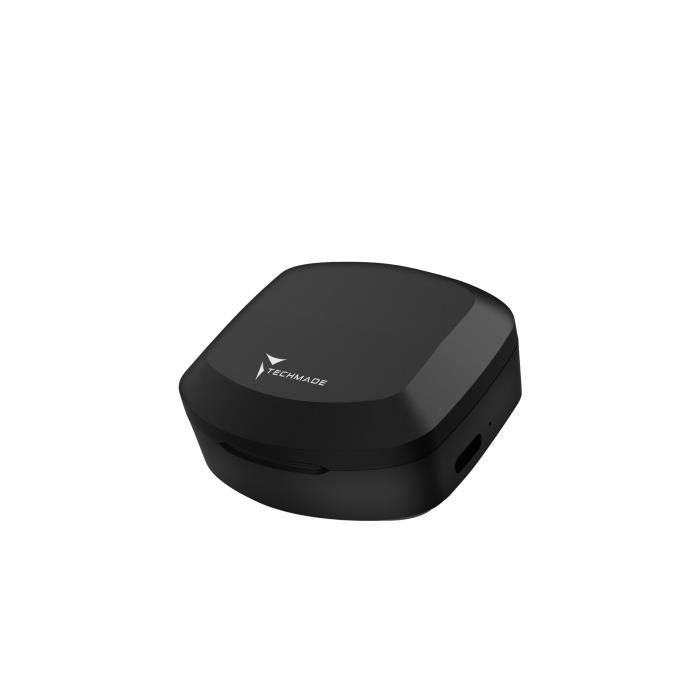 Ecouteurs - techmade - k175 - true wireless - bluetooth 5.1 - noir