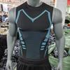 Men's Quick-Dry Ice Silk Sleeveless Sport T-Shirt for Outdoor Basketball Fitness