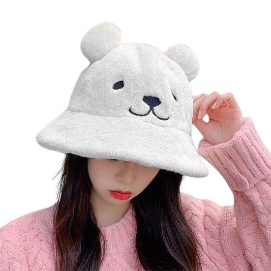 

Шляпа от солнца, стильная ультра-толстая невыцветающая зимняя теплая шапка, женская утолщенная шапка, зимний теплый аксессуар, зимняя теплая шапка, модные аксессуары белый