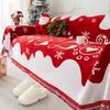 Simple and modern chenille sofa towel, universal in all seasons, anti-cat scratch full cover blanket, non-slip straight row sofa cover cloth