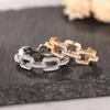 Full set zircon chain ring for women
