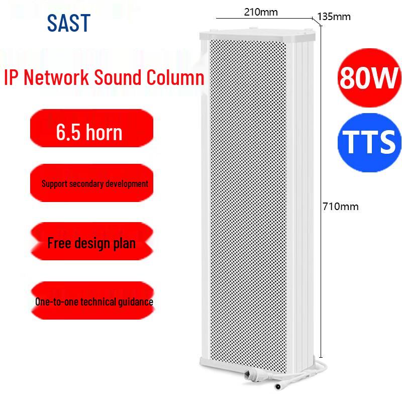 SAST RP-73 Outdoor Waterproof IP Column Speaker CN Plug (adapter Included)