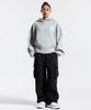 CREAM SODA LAB Cl Washed Graphic Jacquard Hoodie Knit Gray
