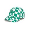 MLB Checkerboard Cotton Baseball Caps Unisex Green Fashion 3ACPCC13N-50GND