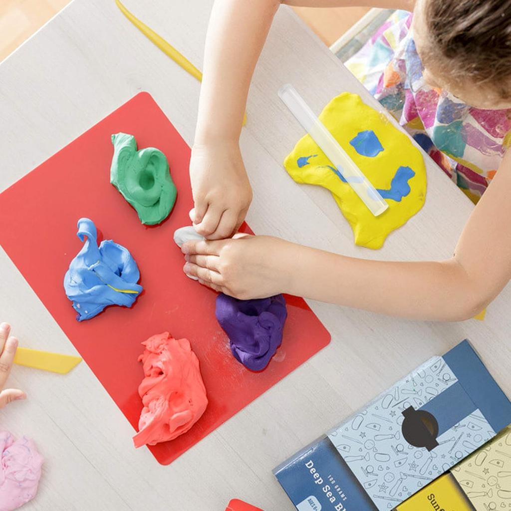 Rolo de Argila Acrílica Rolo de Tubo Redondo Acrílico Rolo de Barra de Argila Rolante Argila Transparente Arte Artesanato DIY Ferramenta de Argila Polimérica