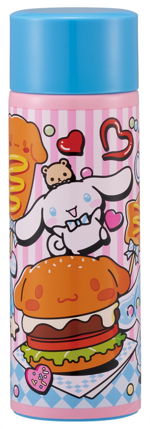 

Skater Mini Stainless Steel Water 120ml Small Vacuum Sanrio Cinnamoroll American Diner Style SMBC1B-A Bottle, Capacity, Insulated, Double-Layered