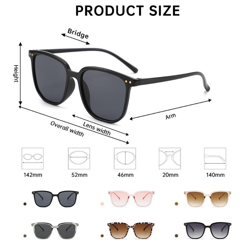 New Rectangle Vintage Sunglasses Fashion Design Retro Sun Glasses Female Lady Eyeglass Cat Eye Casual Goggles Uv400 Glasses