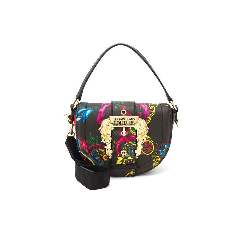 Versace Jeans Couture Baroque Style Gold Buckle Mini Shoulder Bag Women shoulder bag Black 71VA4BF2-71880-899 Basic Set BagDust Bag 24940₽