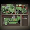 Hot military WWII Soviet Army GAZ-AAA truck war weapons vehicles transport equipment Building Block Set model ww2 bricks toys Gift Present