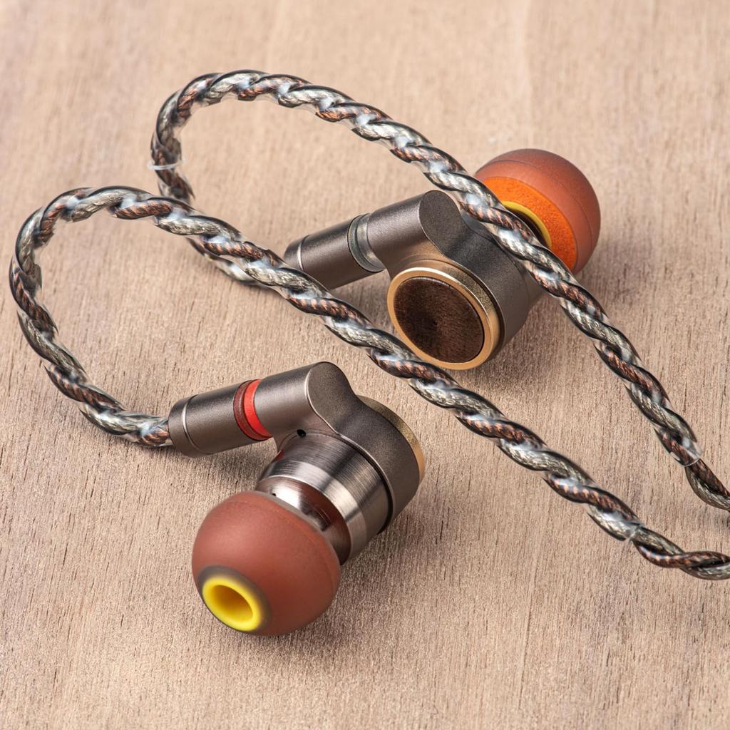 TINHIFI T4 Plus Auricolari Intrauricolari Cablati con Cancellazione Attiva del Rumore Design a Doppia Cavità in Metallo Auricolari Dinamici HiFi con Cavo Staccabile Dotati di Dinamico Composito da 10mm