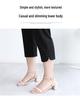 2025 Summer Women's Plus Size High Waist Loose Mom Jeans - Casual Thin Straight Leg Pants