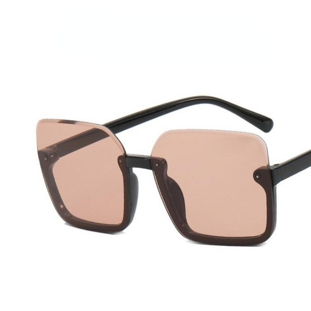 

Fashion Retro Gradient Beach UV400 Lens UV Protection Square Sunglasses Ladies Men