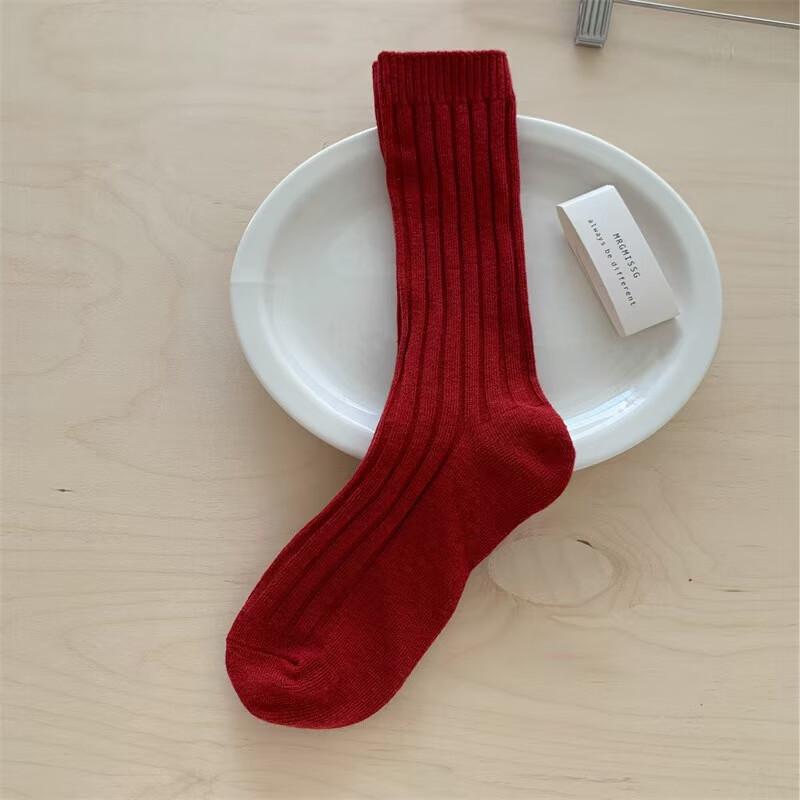 Angora Red Striped Non-Disposable Shoe Covers