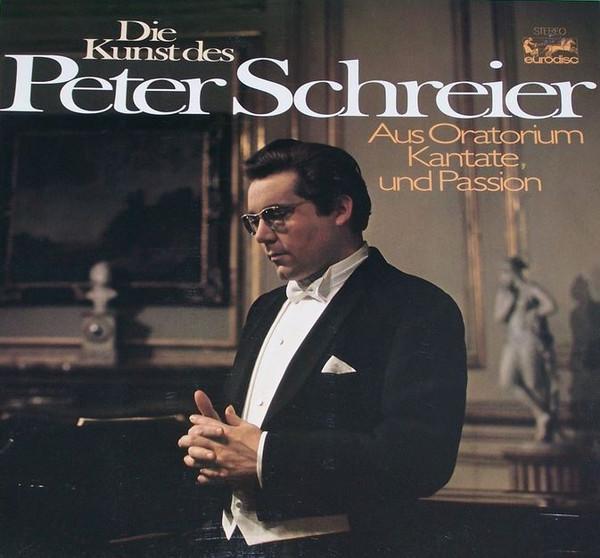 LP Record PETER SCHREIER , ADELE STOLTE , RUN - Die Kunst Des Peter Schreier 88380KK Eurodisc Germany Classical Used
