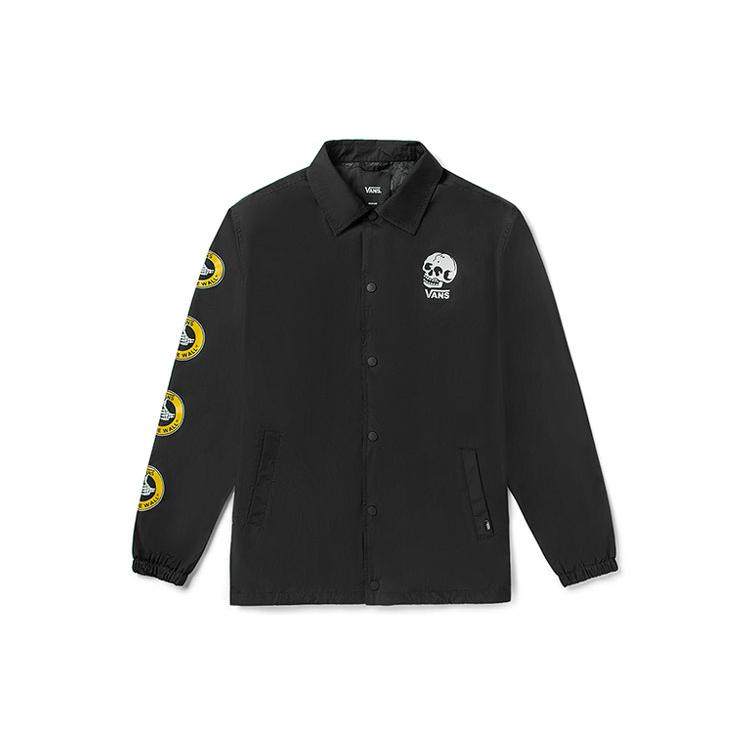 Куртки Vans Мужские Черные Лацканы Умеренные Другое VN0A54MJBLK S
