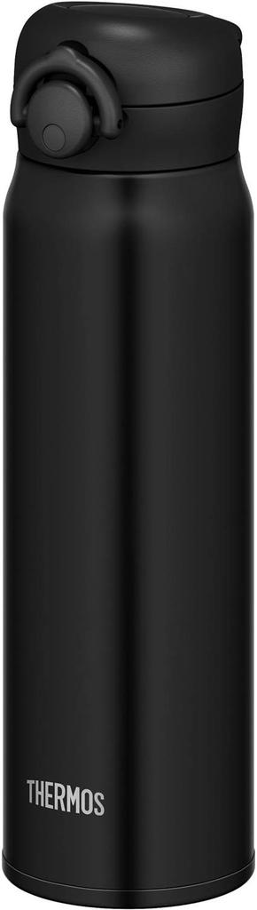 Thermos Vacuum Insulated Portable Matte MTBK Mug, 600ml, Black, JNR-601