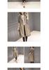 2026 Korean Style Mid-Length Hooded Trench Coat - Women's Slimming Solid Color for Spring/Autumn