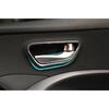 For Hyundai Santa Fe 2013-2018 ABS Chrome Inner Door Handle Lock Frame Trim 4PCS