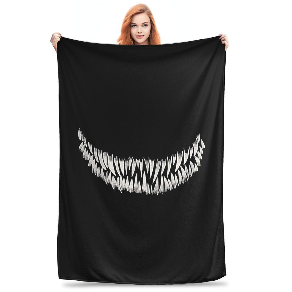 Monster teeth IV Blankets Warm Fleece Sofa Throw Blanket for Home Bedroom Outdoor Throws Bedspread Quilt