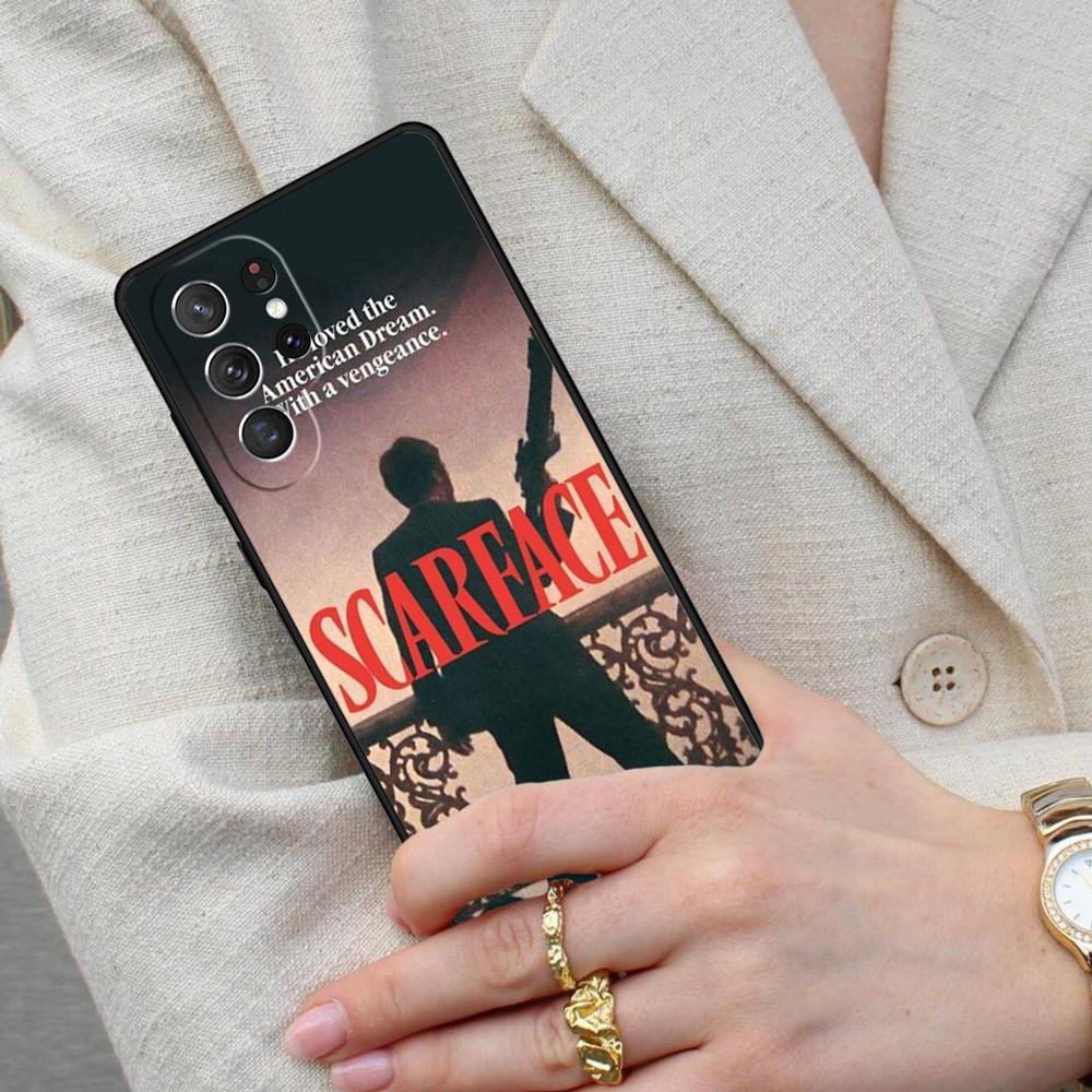 Scarface 1983 film Al Pacino SOFT Cell Phone Case for Samsung Galaxy S26 Ultra S25 S24 S23 S22 S21 S20 Note10 Cover