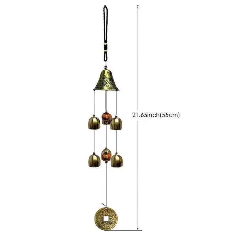 Indoor Metal Wind Chimes: Ornamental Hanging Pendants for Home Decoration and Relaxation