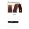 Belt For Women, Light Luxury And Sophisticated C-Button Versatile Belt Decorated With Suit Denim